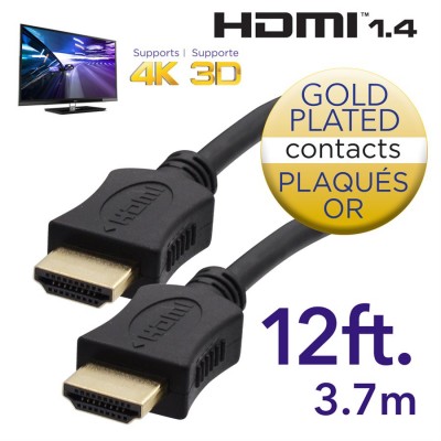 Câble HDMI 12 pieds / 3.7m / CV-177